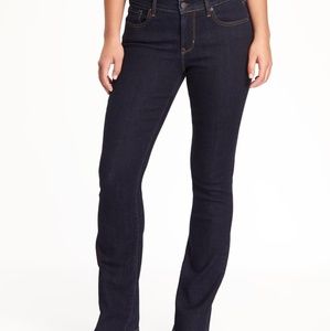 Old Navy Dark Wash Curvy Bootcut Jeans